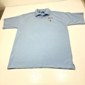 COOGI Australia Polo Shirt Light Blue Short Sleeve Men's Size XXL Collared